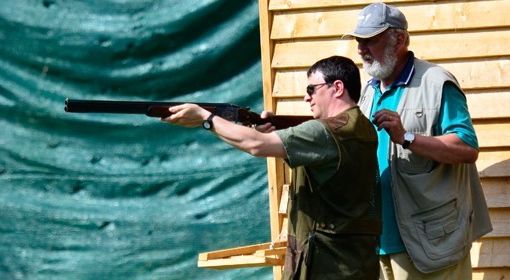 Skeet lövészet a rendezvényhelyszínen. Fenyőharaszt Kastélyszálló